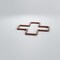 Ekena Millwork Extra Small Fowler Decorative Fretwork Wood Wall Panels, Walnut, 7 3/8"W x 7 3/8"H x 3/8"T WALW08X08X0375FLRWA - alternate 5